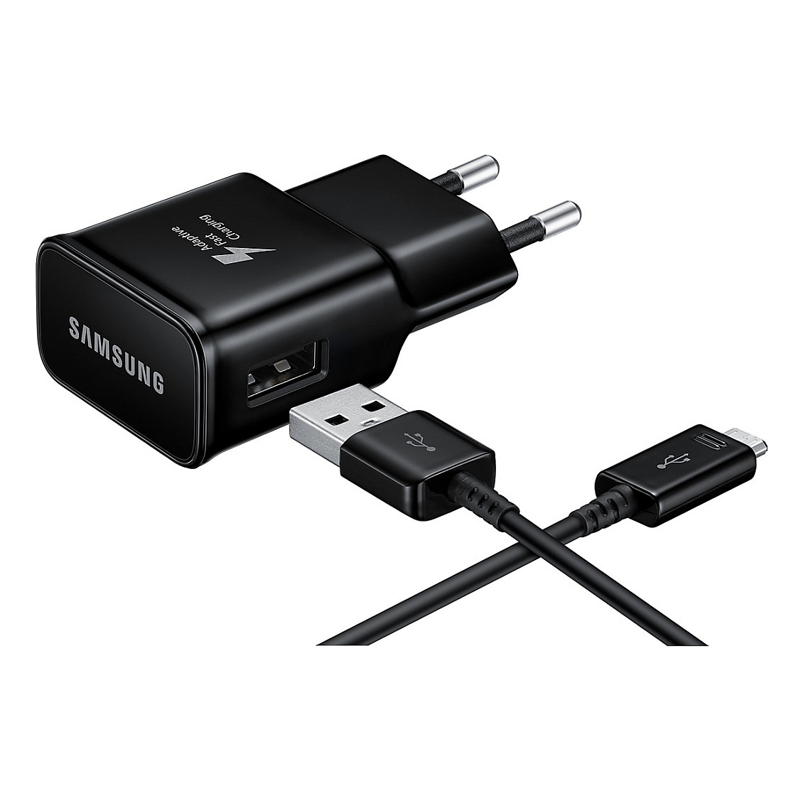 Karikues Samsung EP-TA20 / 15W / USB / Karikim i shpejtë / Kabllo 1.5m – Zezë - 4