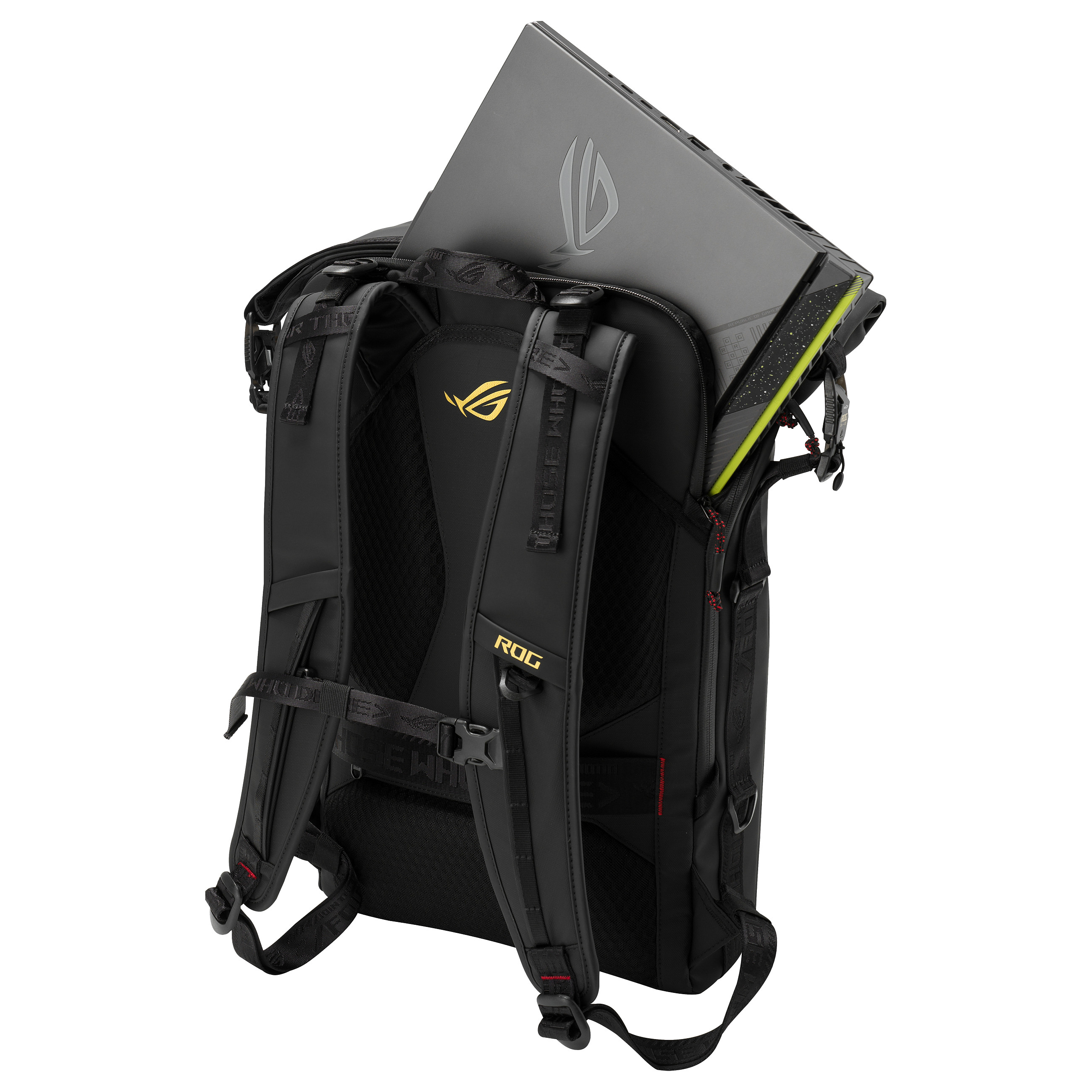 Çantë ASUS ROG SLASH Edition 20 / 18" / 26L / Roll-Top / FIDLOCK / Water-Repellent - Zezë - 6