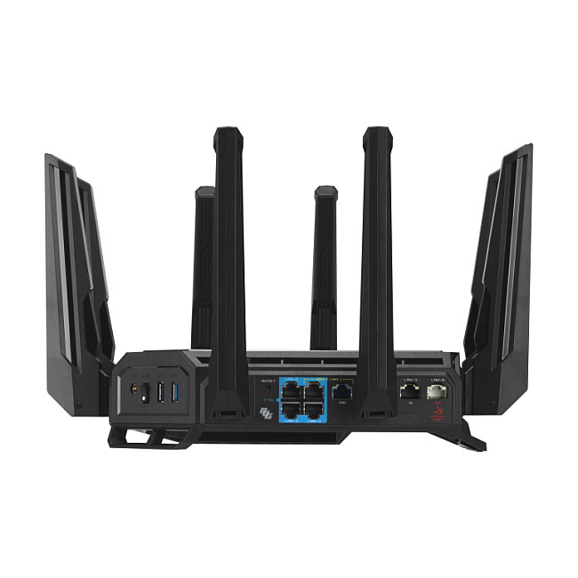 ASUS ROG Rapture GT-BE98 Quad-Band Wi-Fi 7 Gaming Router – BE25000, 10G Ethernet, AiMesh - 3
