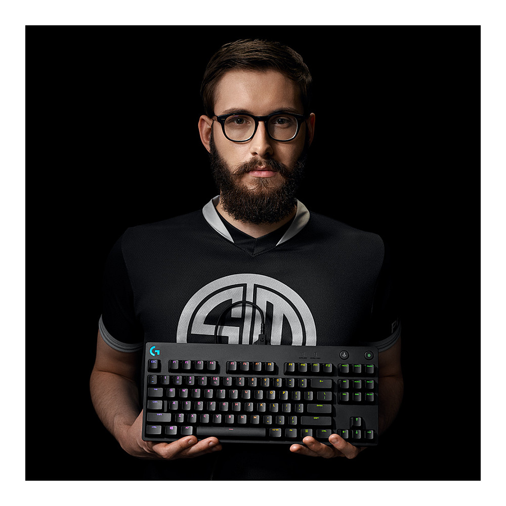 Tastierë Gaming Logitech G Pro Mekanike Wired / QWERTY - Zezë - 2