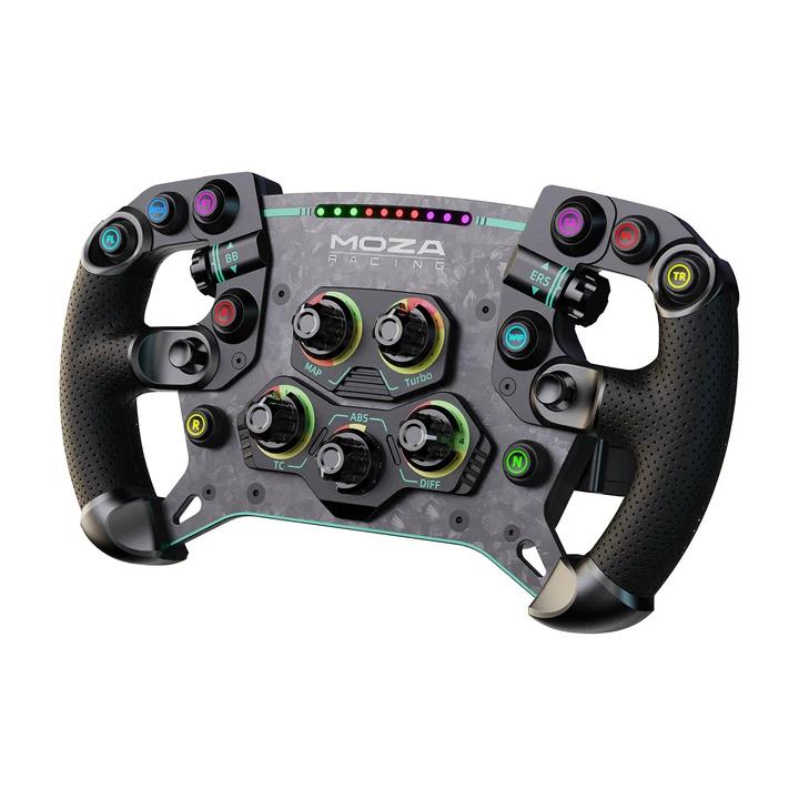 Timon për Sim Racing MOZA Racing GS V2P, RS056, 300 mm, 10 Butona, Paddle Magnetike, Quick Release - Zezë - 2