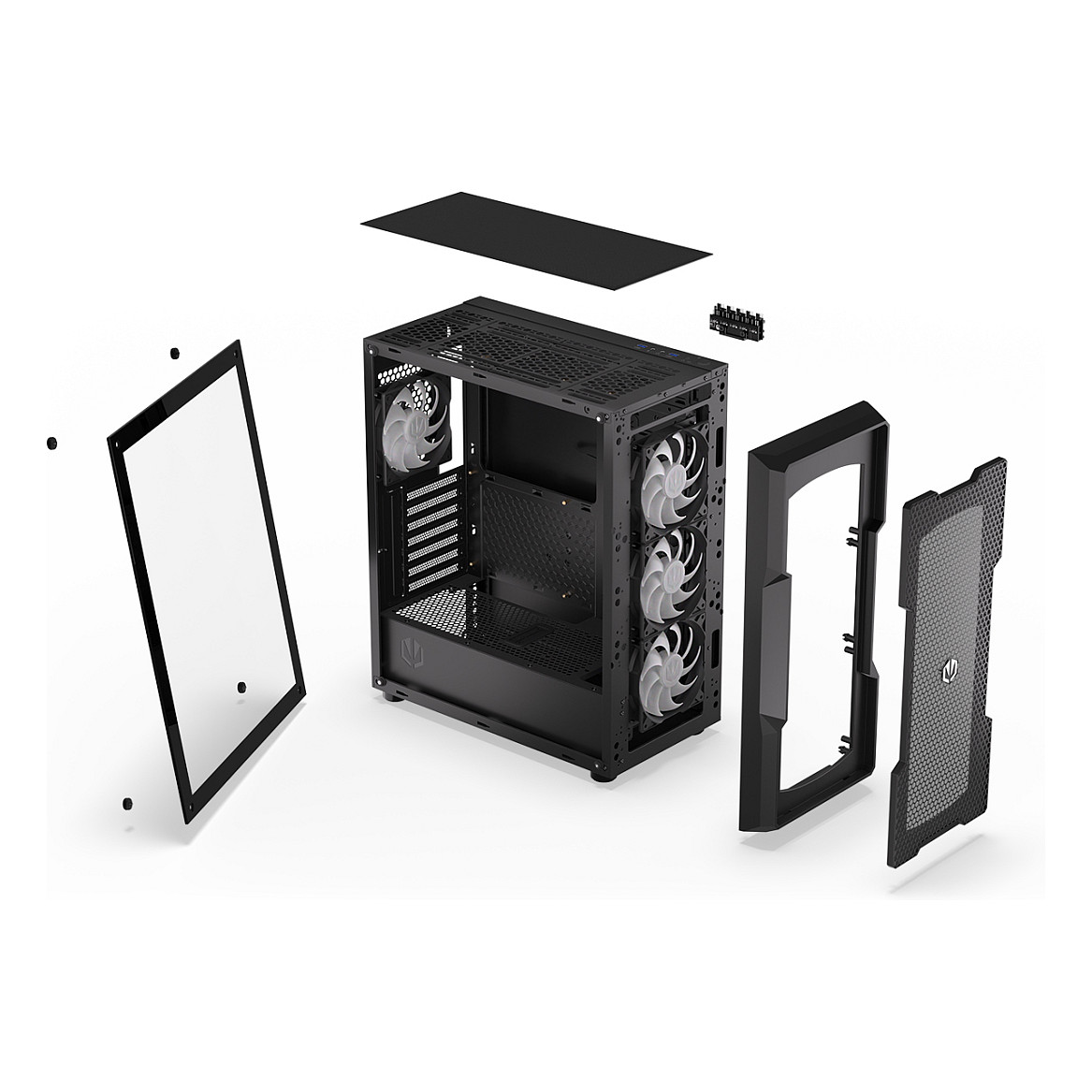 Kasë PC ENDORFY Regnum 400 ARGB / Tower / ARGB / 4x 120mm Fan - Zezë - 29