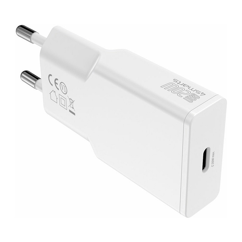 Adapter 4smarts / PDPlug Slim Charger / 20W / GaN / USB-C with 1.5m Cable - 4