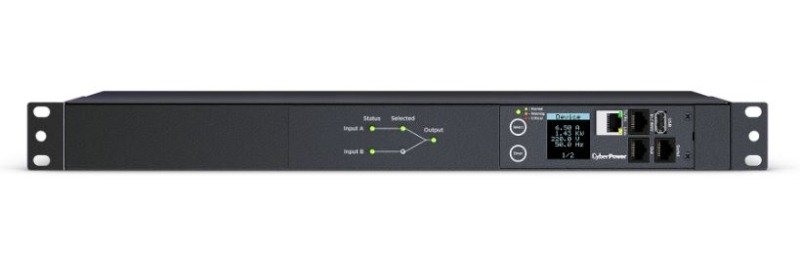 Inventer CyberPower PDU44005 /  Switched ATS PDU /  200-240V / 20A / LCD / SNMP Network Interface and Switchable Outlets
