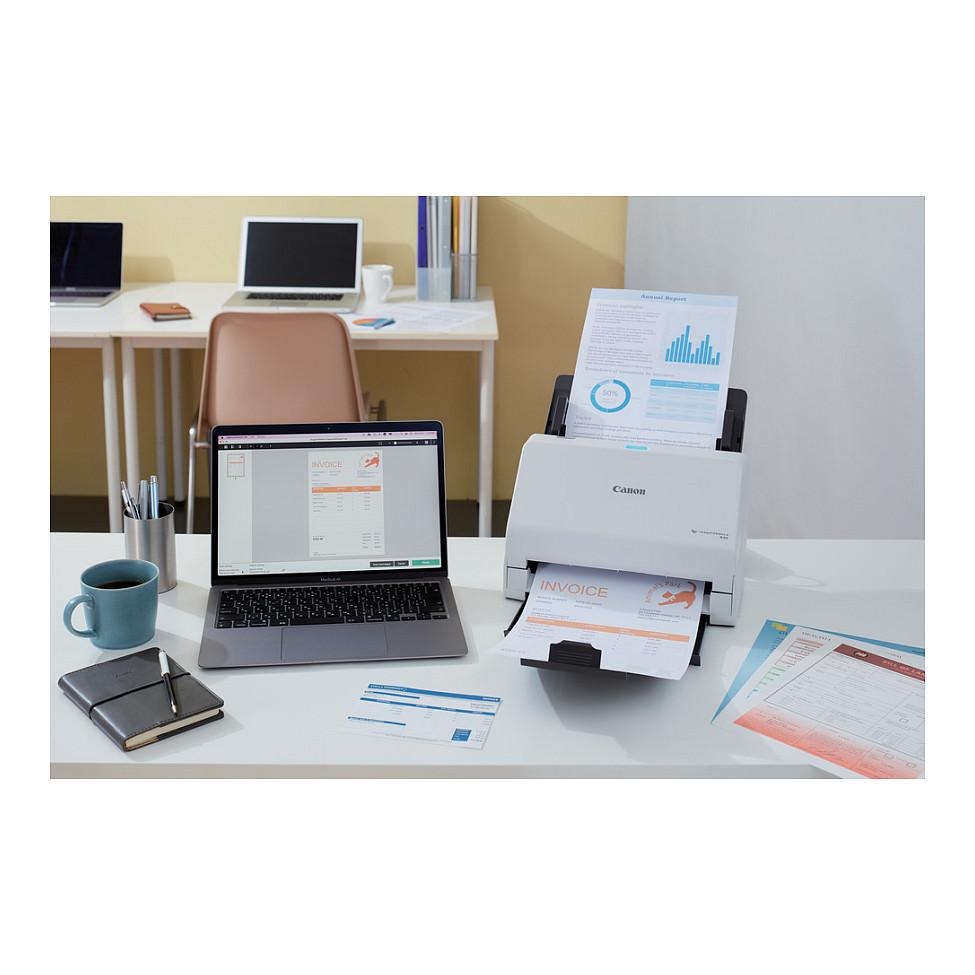 Skaner Canon imageFORMULA R30, A4, Duplex, ADF 60 fletë, 600 dpi, USB 2.0 - Bardhë - 8