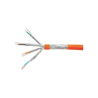 Kabllo UTP Equip Instal.Kab Cat7 S/FTP 4P23 200.00m orange LSZH - 1