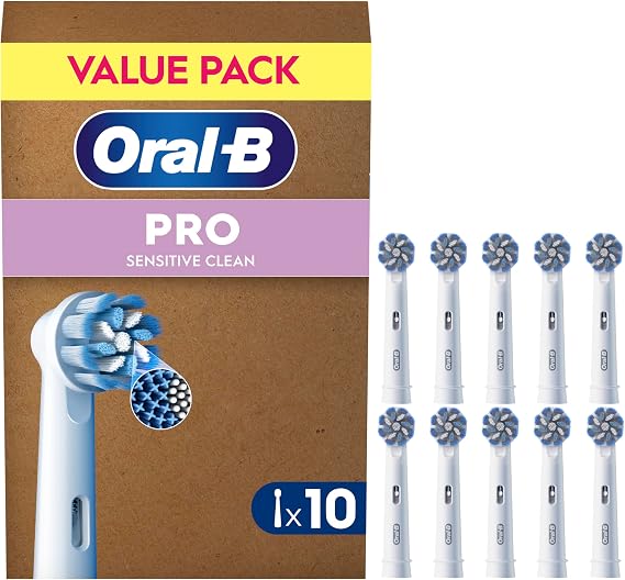 Koka Zëvendësuese për Furçë Elektrike Oral-B Pro Sensitive Clean / 10x – Bardhë