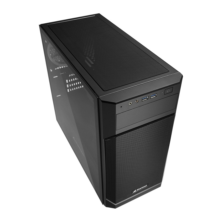 Kasë Mini Sharkoon V1000 RGB – Zezë - 3