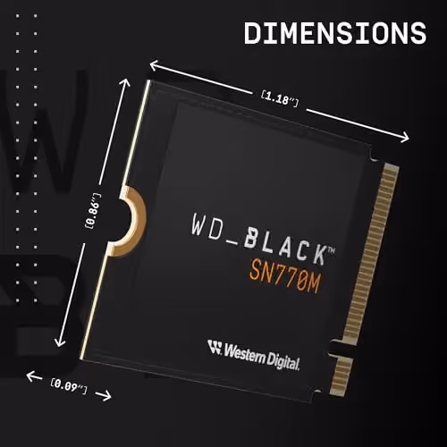 SSD e Brendshme Western Digital Black WDBDNH0020BBK-WRSN / 2TB / M.2 NVMe PCIe 4.0 - 2