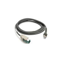 Kabllo USB për Skaner Barkodesh Zebra CBA-U23-S07ZBR, 2,1 m, lidhës Power Plus, mbështetje 5 V/12 V – Zezë