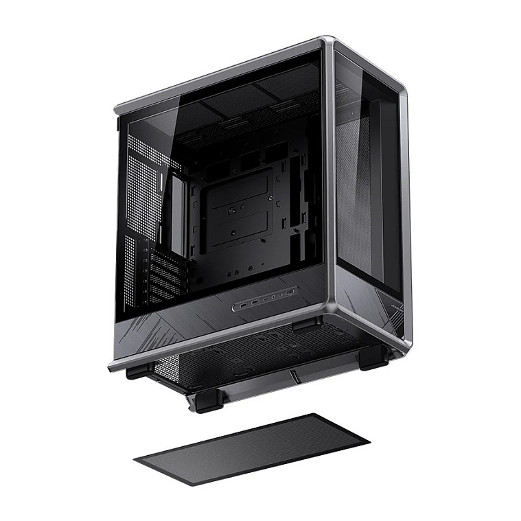 Kasë PC Jonsbo D401 / Midi Tower / ATX / Tempered Glass - Zezë - 23
