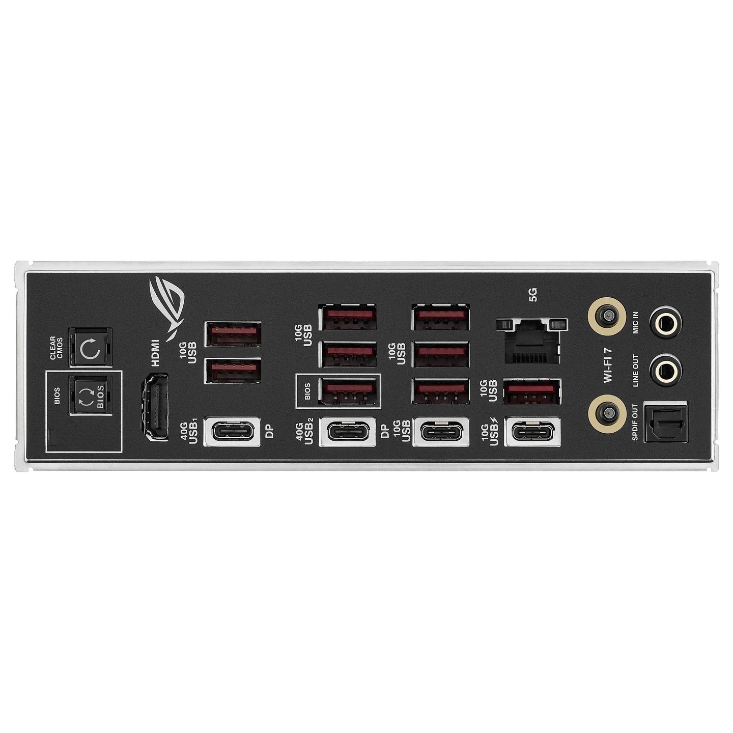 Pllakë Amë ASUS ROG STRIX X870E-E GAMING / AMD AM5 / X870E / DDR5 / ATX / Wi-Fi 7 / 5GbE LAN - 12