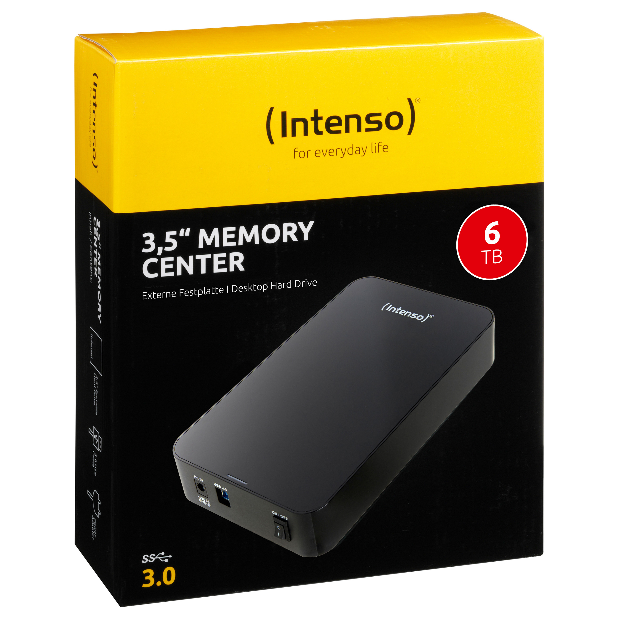 HDD e Jashtme 3.5 6TB Intenso Memory Center black - 3