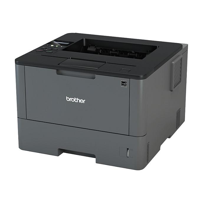Printer Laser Brother HL-L5200DW, Monokrom, 1200 × 1200 dpi, 40 ppm, Duplex, USB, Ethernet, Wi-Fi - Zezë - 2