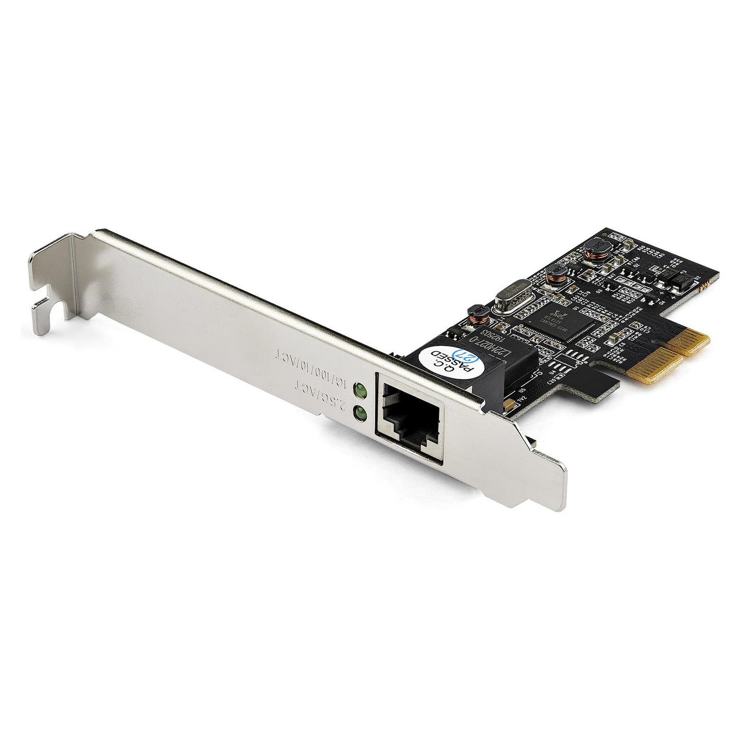 Karta të Rrjetit StarTech.com ST2GPEX, PCI Express x1, 1x 2.5 Gigabit LAN RJ45, 10/100/1000/2500Mbps, Realtek RTL8125B, Low Profile + Full Height