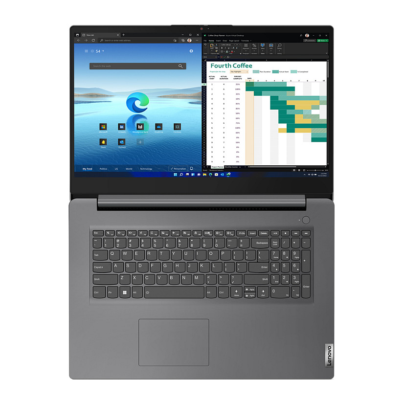 Laptop Lenovo V17 G4 / i7-13620H / 16GB DDR4 / 512GB / 17.3" Full HD IPS AG / Intel UHD Graphics / DE  - Gri - 6