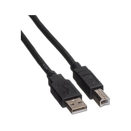 Kabllo USB Secomp 11.44.8808 / USB-A në USB-B / USB 2.0 / 0.8m – Zezë - 3