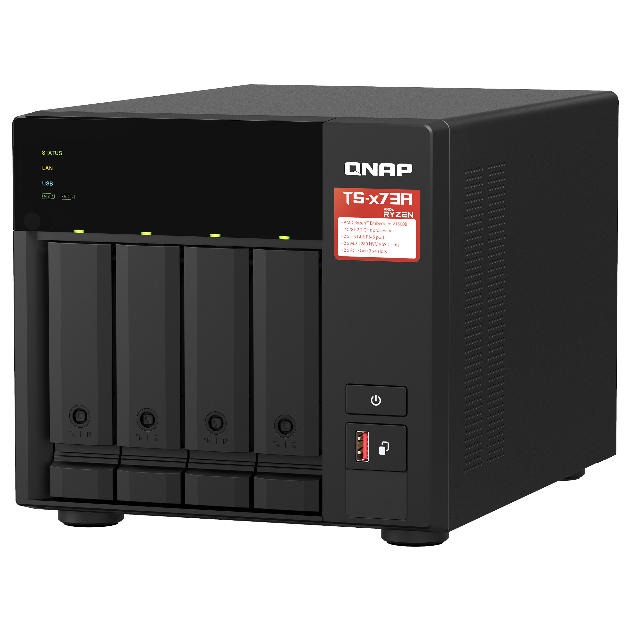 QNAP TS-473A – NAS Server for Network Storage - 4