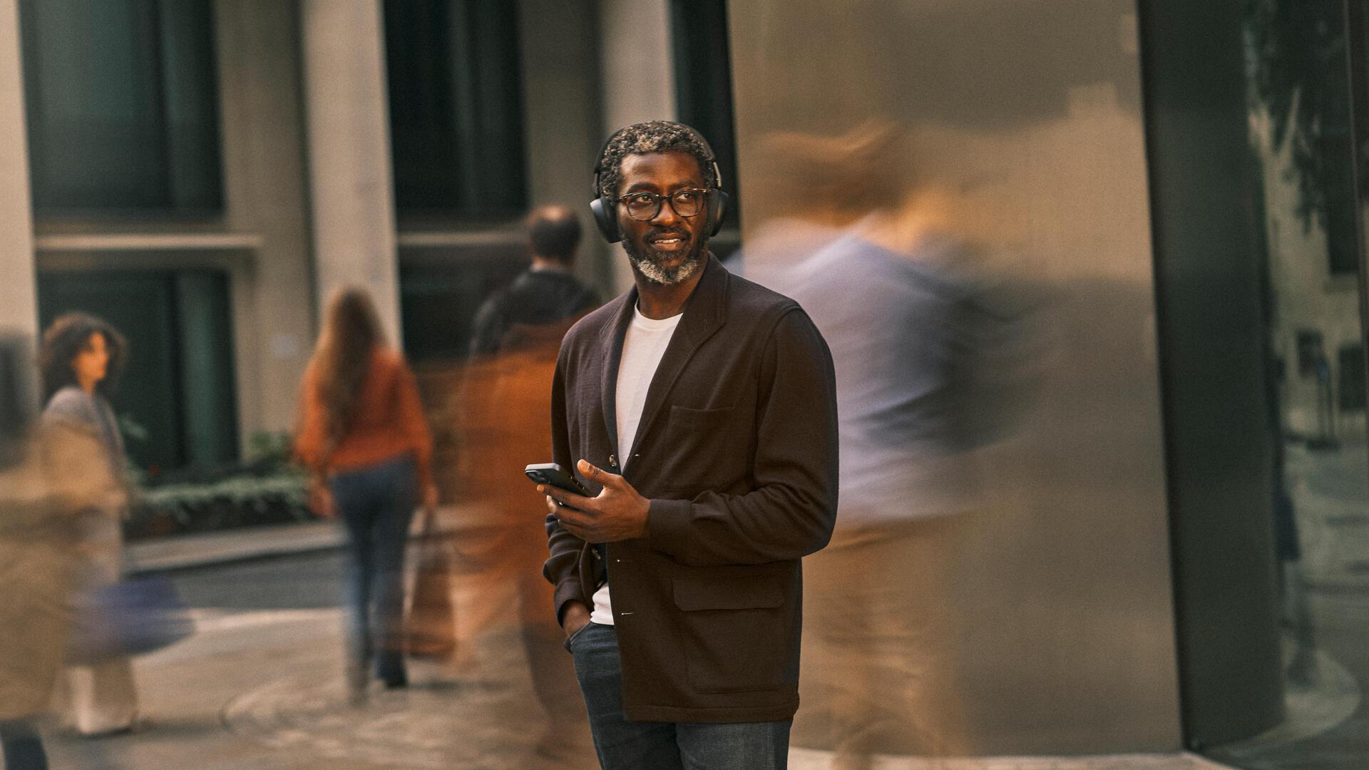 Kufje pa kabllo Jabra Evolve3 75 MS / Bluetooth 5.3 / USB-C / ClearVoice / Advanced ANC / Busylight 360° - Zezë - 4