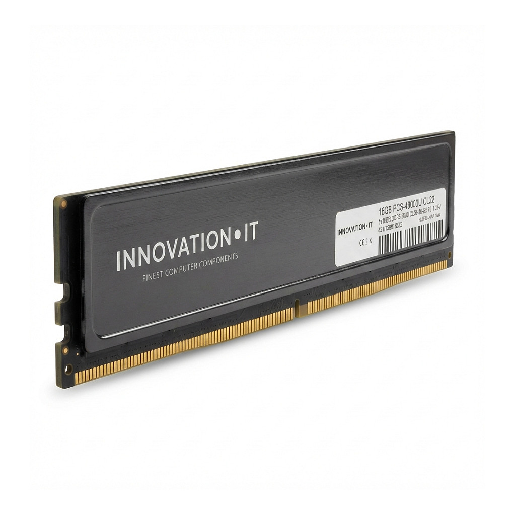 RAM Memorie DDR5 Innovation IT / 32GB (2x16GB) / DIMM / 6000MHz / CL36 / 1.35V - Heatspreader