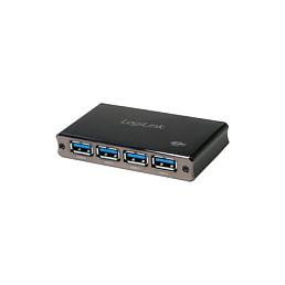 Hubs LogiLink UA0282, USB 3.0, 4x USB-A, deri 5Gbps, Aluminium - Zezë