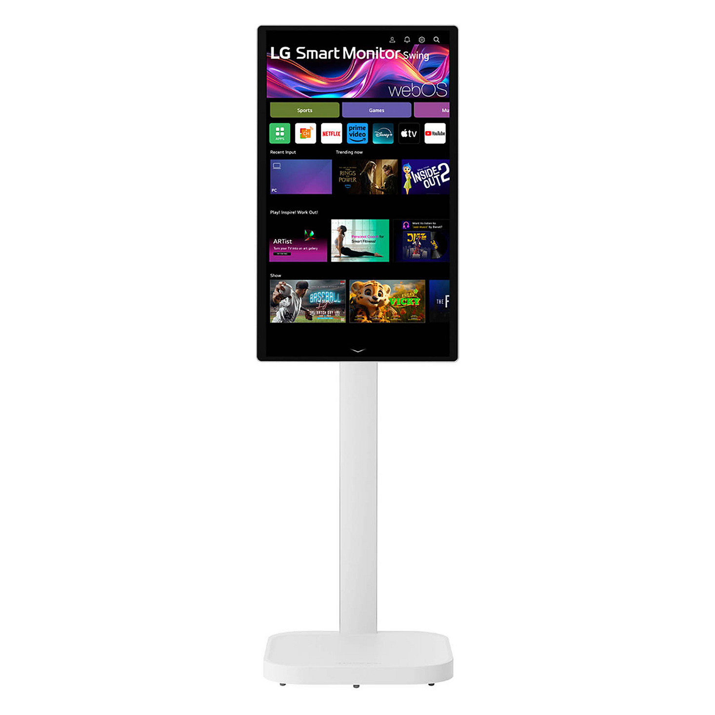 Monitor LG 32U889SA-W / 31.5" / 4K Ultra HD IPS LCD Touch / 60Hz / 5ms / USB-C+HDMI - Bardhë - 5