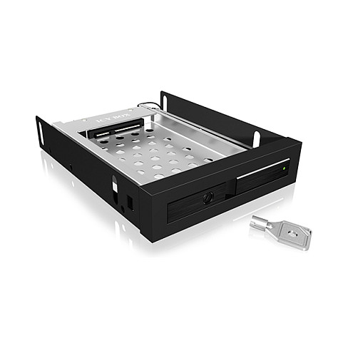 Aksesorë për disqe Hot-Swap Frame: 1× 2.5" SATA to 1× SATA host, trayless design, for 3.5" drive bay – ICY BOX - 6