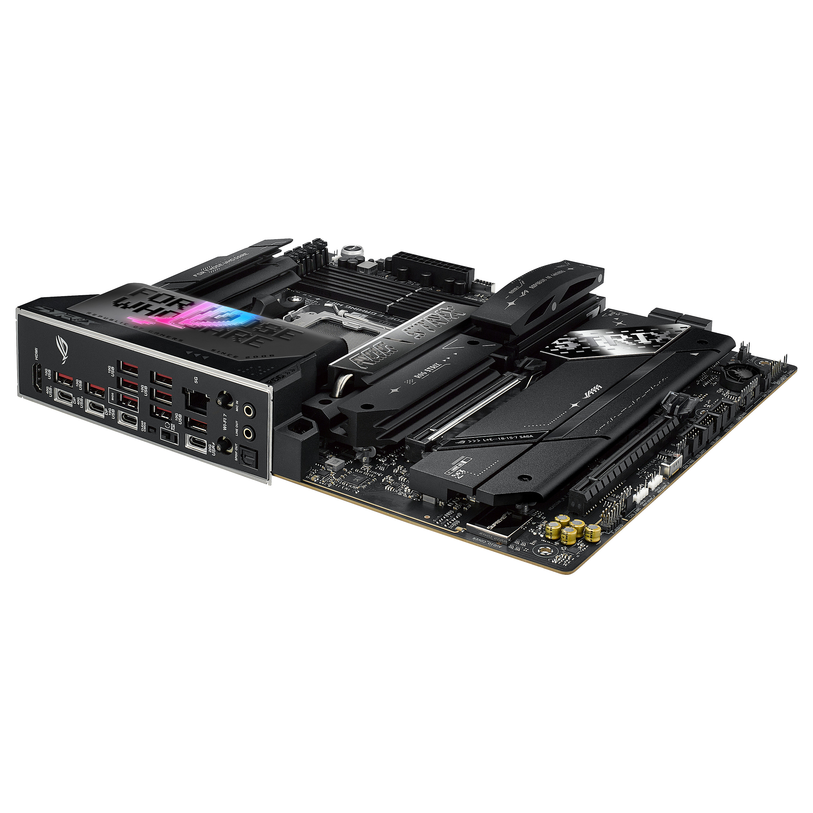 Pllakë Amë ASUS ROG STRIX X870E-E GAMING WIFI / AMD AM5 / X870E / DDR5 / ATX / Wi-Fi 7 / 5GbE LAN - 8