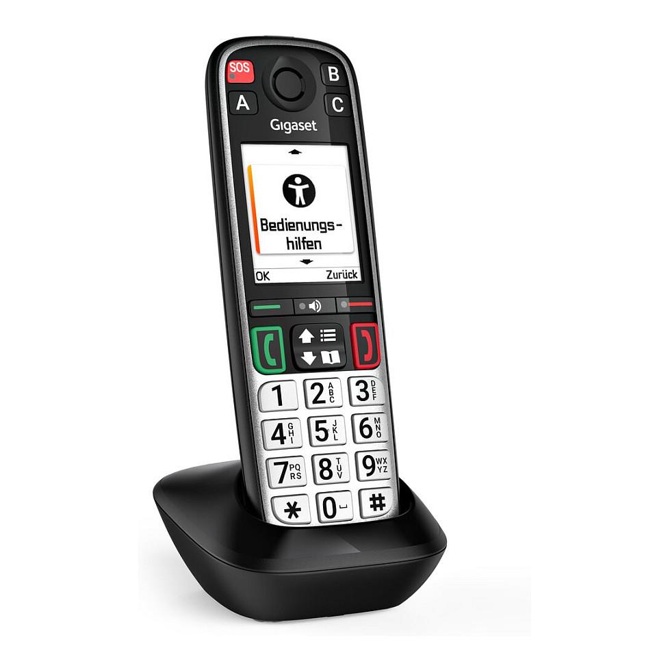 Telefon VoIP Gigaset EASY 500HX, DECT/GAP, CAT-iq 2.0/2.1, 2.2" TFT, SOS, Hands-Free - Zezë