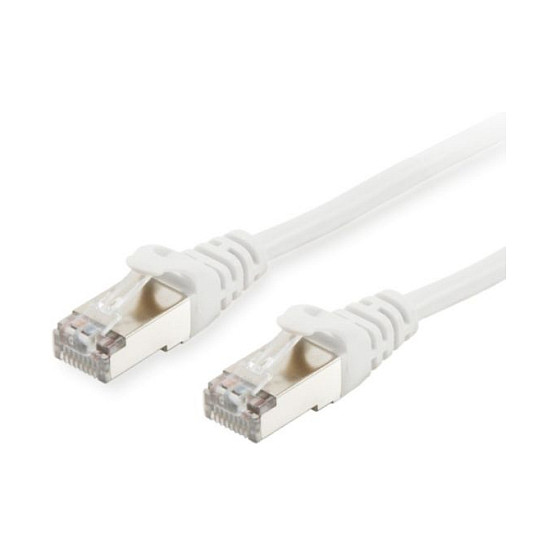 Kabllo për Rrjet Equip Patch Cat6A S/FTP RJ45 në RJ45 / 0.15m / LSZH / Polybag – Bardhë - 1