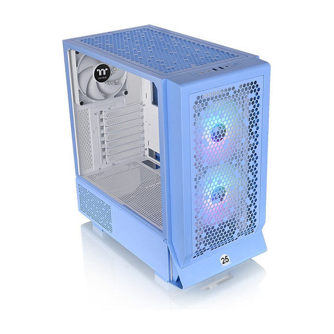 Kasë Midi Thermaltake Ceres 330 TG ARGB – Blu - 5