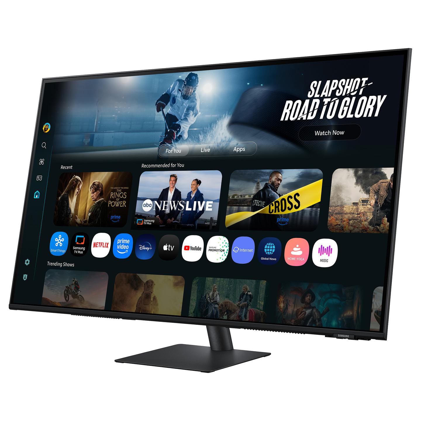 Monitor Samsung M7 M70F, 43", 4K UHD VA, 60Hz, 4ms GTG, 2× HDMI+USB-C+2× USB-A - Zezë - 4