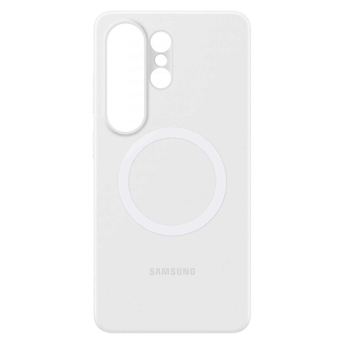 Aksesorë për telefon Samsung Silicone Magnet Case / Galaxy S26 Ultra / Silikon / Magnet i Integruar - Bardhë - 3