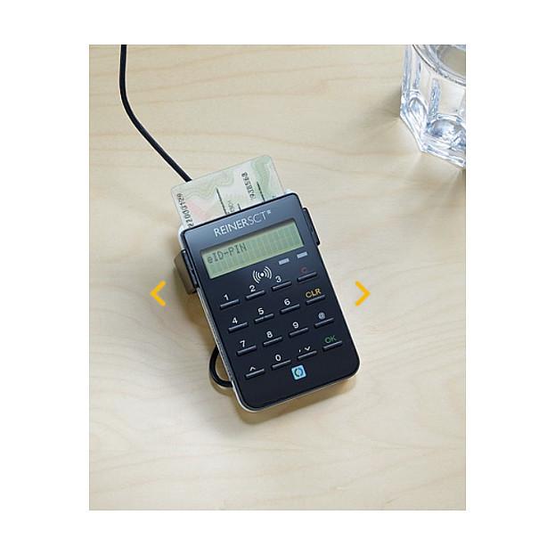 Lexues Kartelash Reiner SCT cyberJack RFID standard / Smart Card / RFID / USB 2.0 / ISO 7816 / ISO 14443 - Zezë & Bardhë - 2