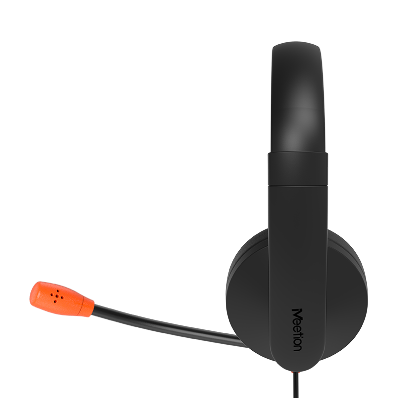 Kufje me kabllo Meetion HP003U Telephone / USB 1.8 m / Rrotullues 180° - Zezë - 3