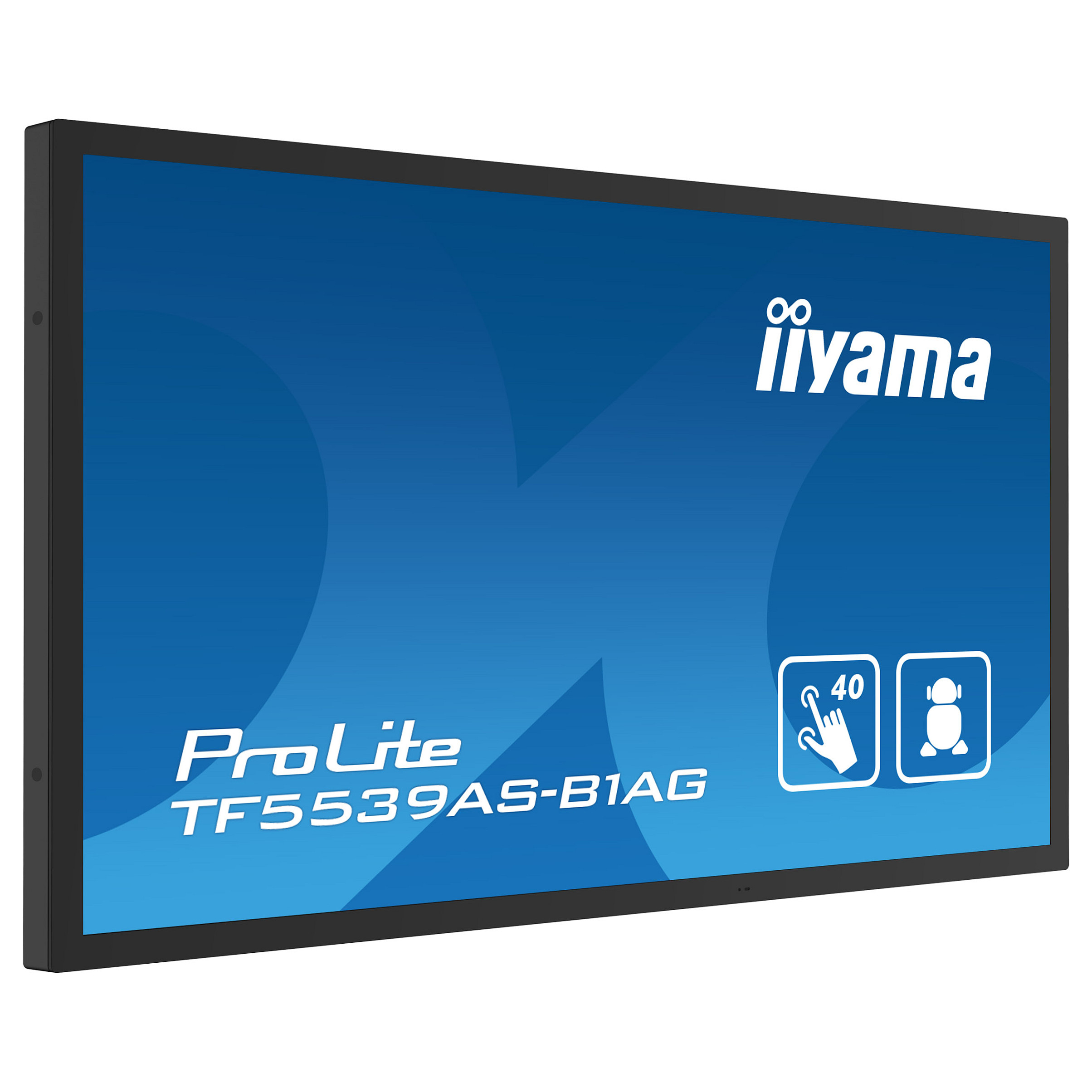 Ekran Interaktiv IIYAMA TF5539AS-B1AG / 54.6"/ 4K Ultra HD LED Multi Touch / 60Hz / 8ms / HDMI+DP - Zezë - 6