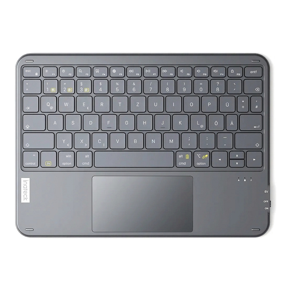 Aksesorë për tablet inateck KB01105 QWERTZ Keyboard for iPad / Tablet / Windows / Laptop / PC - Gri