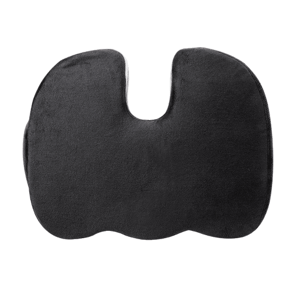 Jastëk Ortopedik për Karrige LogiLink EO0089, Memory Foam, Dorezë Transporti, 43.5 × 33 × 7 cm - Zezë