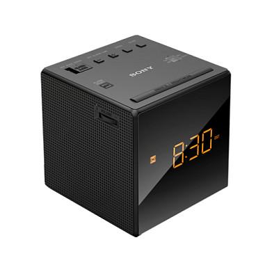 Radio me orë Sony ICF-C1, AM, FM, Tuner analog, 0,1 W RMS, Altoparlant 6,6 cm, Kontroll rrotullues i volumit, Bateri CR2032 - Zezë - 2