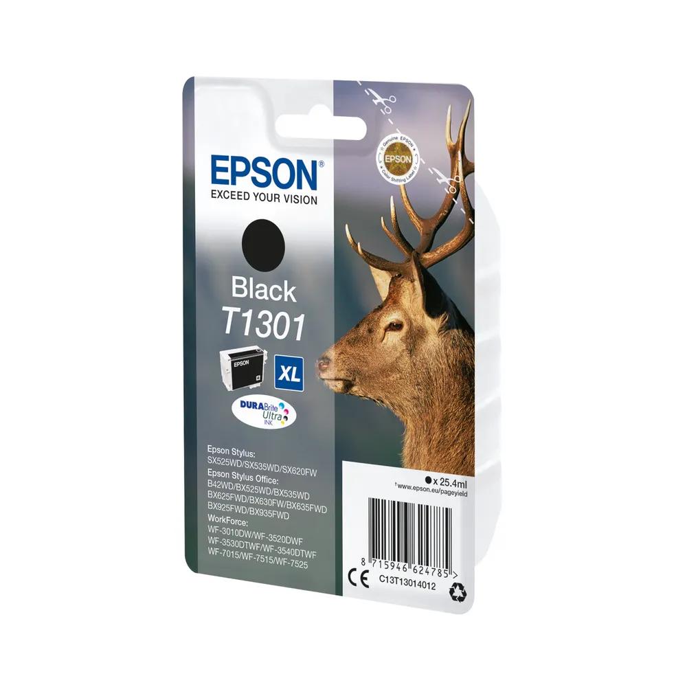 INK Epson T1301 / C13T13014012 / 25.4ml / 1.000 faqe – Zezë - 2