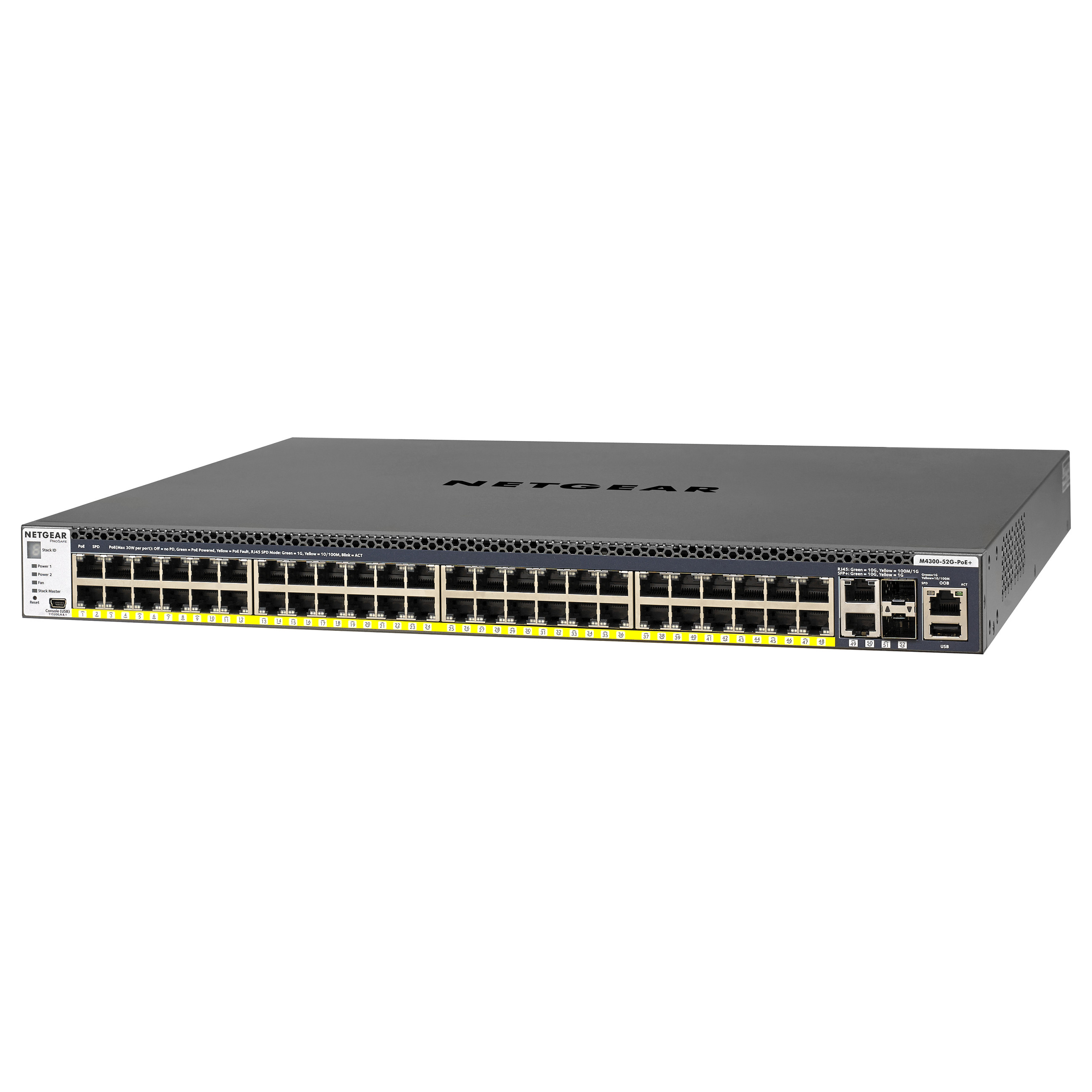 Switch NETGEAR M4300 GSM4352PA-100NES 52-Port GB PoE 550W - 3