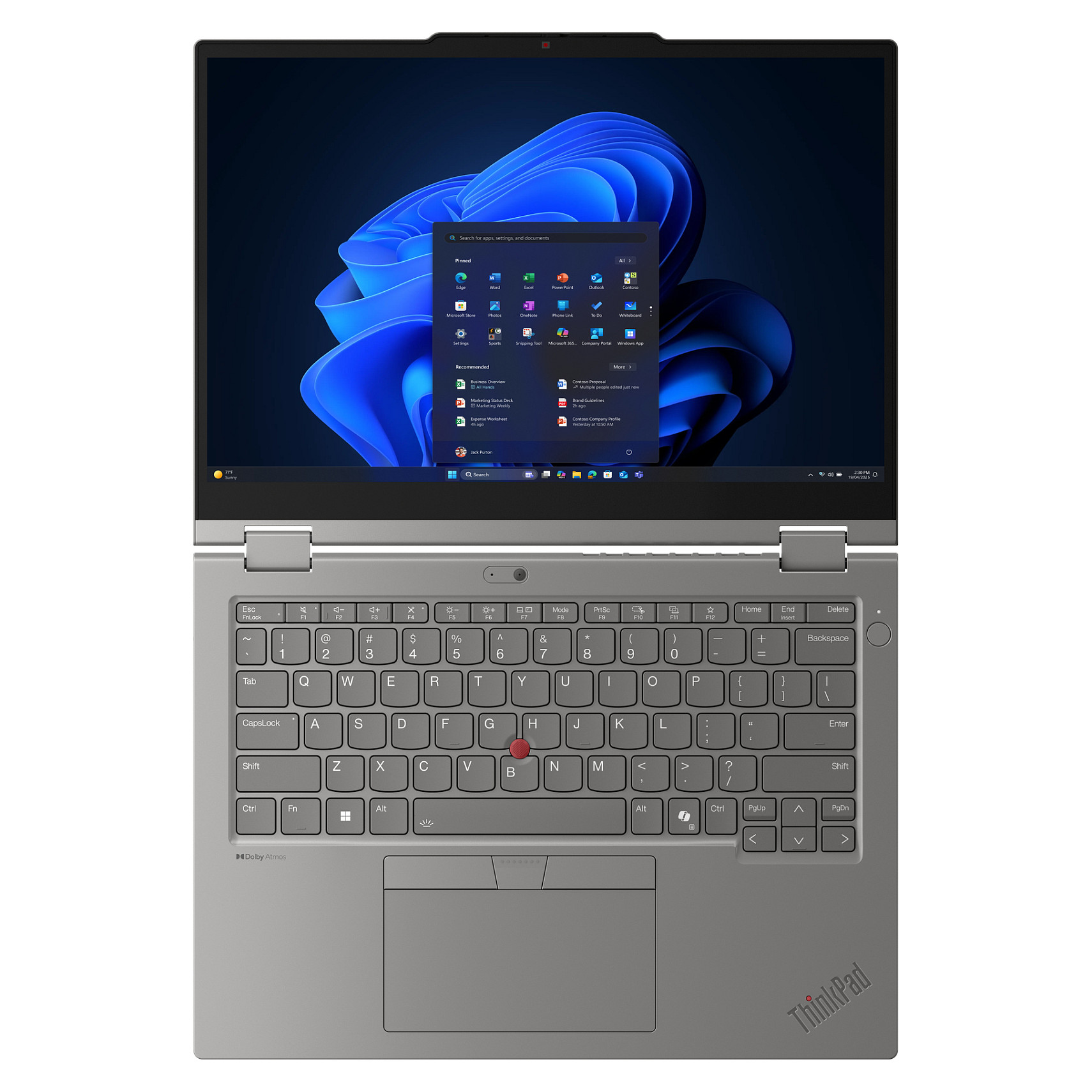 Laptop Lenovo ThinkPad L13 2in1 G6 / Ultra 5 225U / 32GB LPDDR5x / 512GB / 13.3" WUXGA IPS Touch / Intel Graphics / DE  - Gri - 12