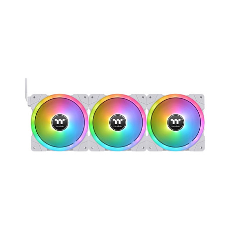 Ftohës për Kasë Thermaltake SWAFAN EX14 RGB / 140mm / PC Cooling Fan / TT Premium Edition / 3 Pack - Bardhë - 4