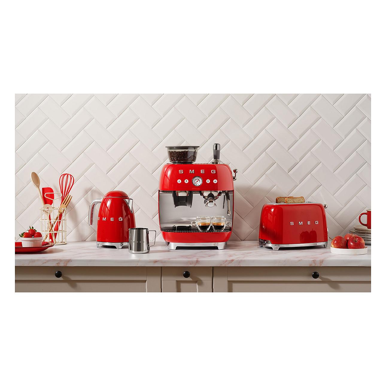 Çajnik Elektrik Smeg KLF03RDEU, 1.7L, 2400W, 360° – Kuqe - 7