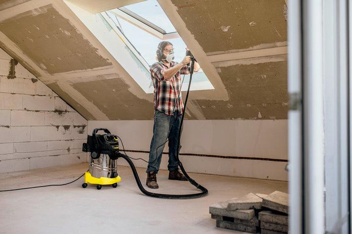 Fshesë me Vakum Kärcher KWD 6 P S V-30/8/22/T Wet & Dry / 1300W / 30L / 8m - Zezë/Ver­d­hë - 3