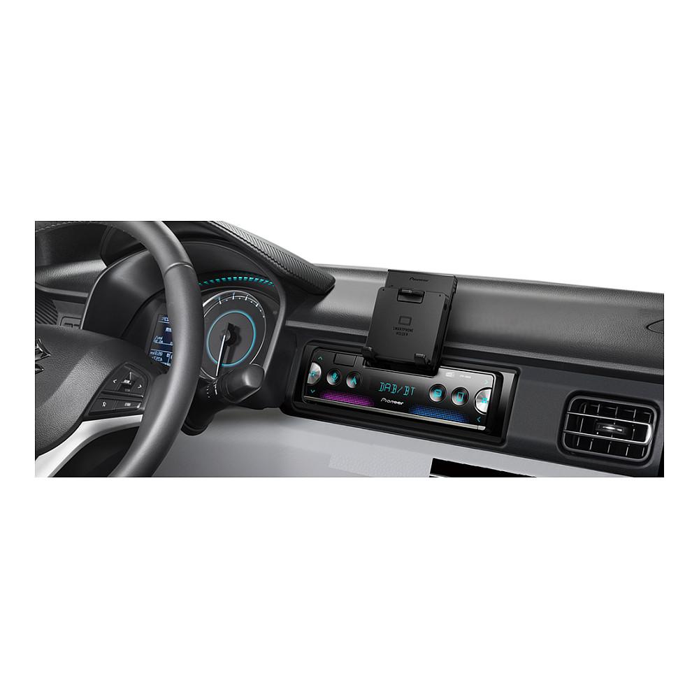 Radio për veturë Pioneer SPH-20DAB, 1 DIN, DAB+, Bluetooth, USB, mbajtëse për telefon, 4 × 50 W - Zezë - 3