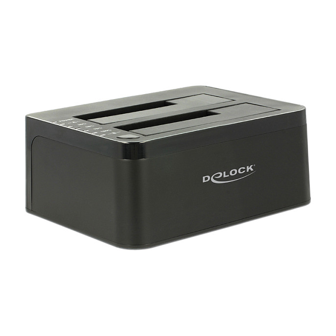 Docking Station DeLOCK 62661 / 2-Bay / 2.5"/3.5" / SATA / USB 3.2 Gen 1 / Clone - Zezë