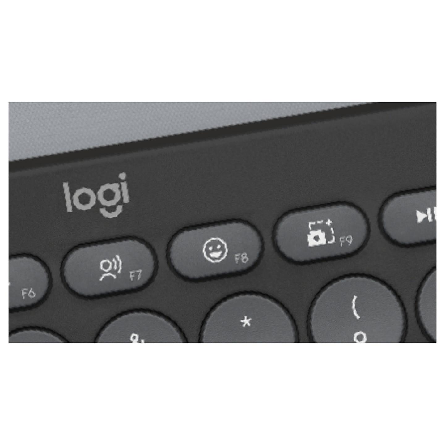Tastierë pa kabllo Logitech Pebble Keys 2 K380s / QWERTZ / Scissor / Bluetooth / Mini - Grafit - 9
