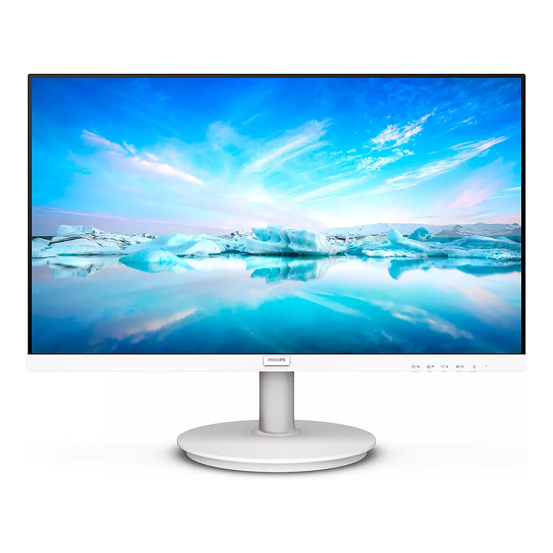 Monitor Philips 241V8AW / 23.8″ / FHD IPS LCD / 75Hz / 4ms / HDMI + VGA - Bardhë - 5