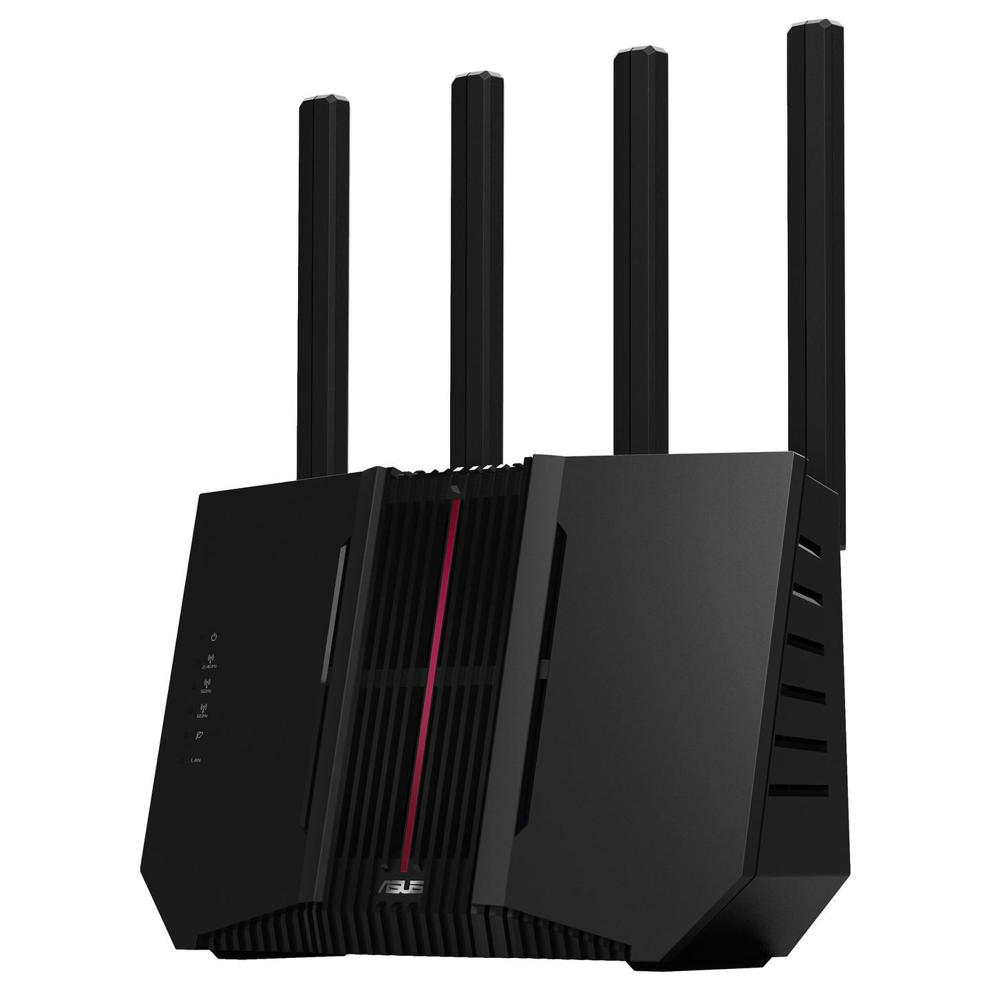 Ruter ASUS RT-BE92U, Wi-Fi 7 BE9700, Tri-Band, 1× 10GbE + 4× 2.5GbE - Zezë - 2